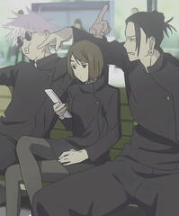 gojo, shoko, and geto